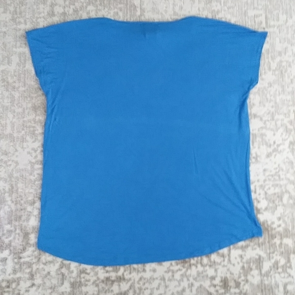 NEW Design History Studded Viscose High Low Top XXL Athens Blue - Picture 12 of 14